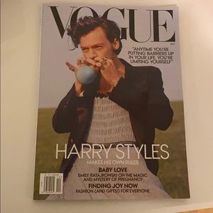 Harry styles edition of the vogue magazine